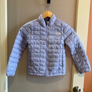 Kids Light Purple Puffer Jacket